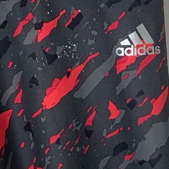 Adidas Women’s Black Red Cropped Climalite Leggings Size Small - Picture 7 of 9